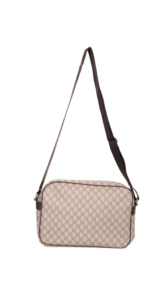 Gucci GG Supreme Messenger Bag Beige