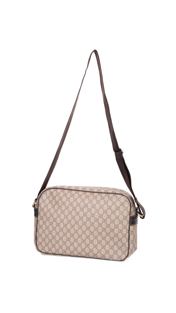 Gucci GG Supreme Messenger Bag Beige