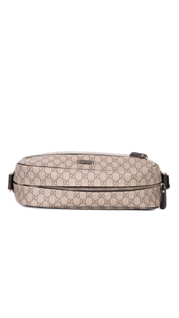Gucci GG Supreme Messenger Bag Beige