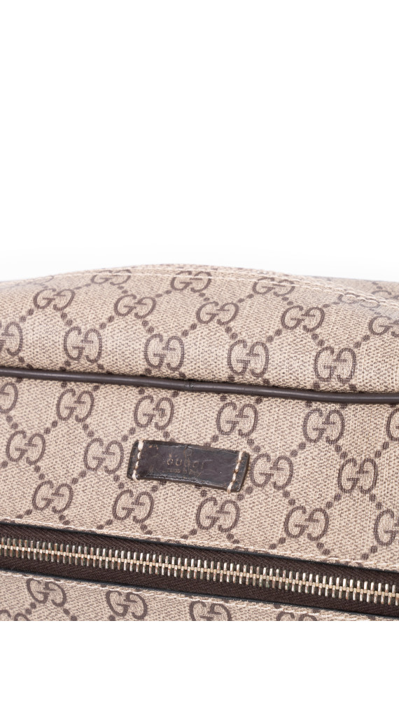 Gucci GG Supreme Messenger Bag Beige