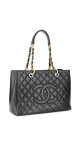 Chanel Grand Shopping Tote (GST) i svart Caviar skinn