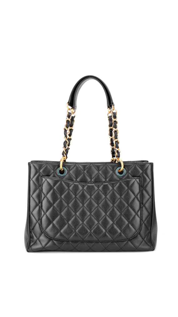 Chanel Grand Shopping Tote (GST) i svart Caviar skinn