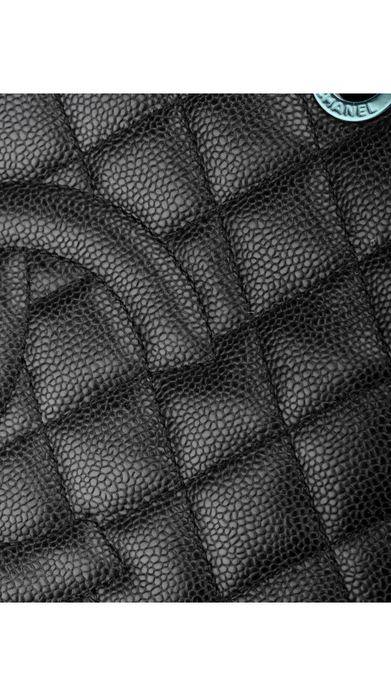 Chanel Grand Shopping Tote (GST) i svart Caviar skinn
