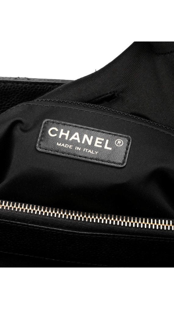 Chanel Grand Shopping Tote (GST) i svart Caviar skinn