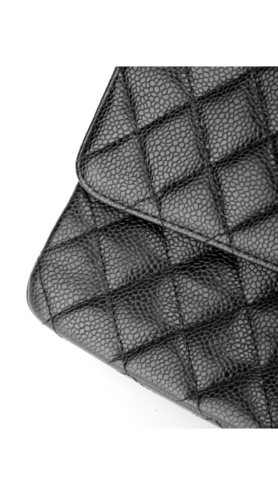 Chanel Classic Double Flap Medium Black Caviar
