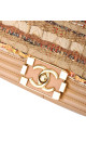 Chanel Boy Bag Medium Beige Leather & Tweed