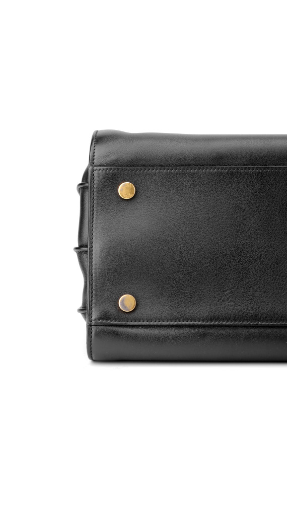 Saint Laurent Sac de Jour i Svart Skinn