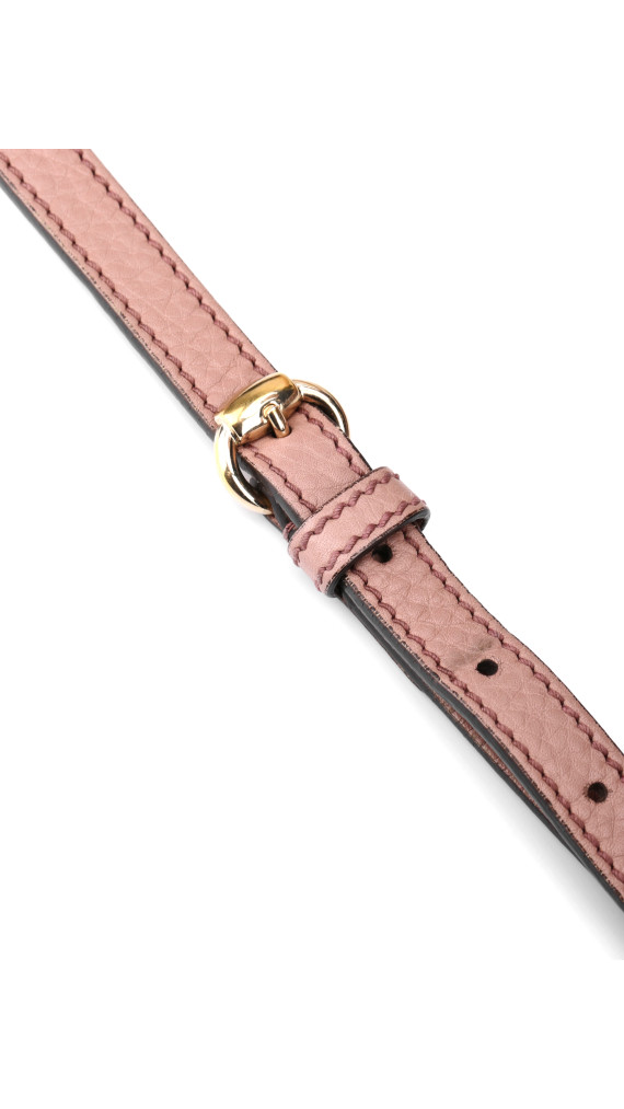 Gucci Soho Tote Bag i Rosa Skinn