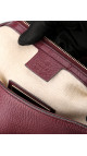 Gucci Soho Chain Tote Bag i Burgunder Skinn