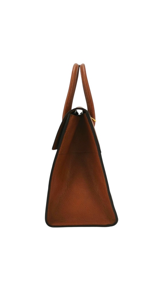 Mulberry Bayswater Bag i brunt skinn