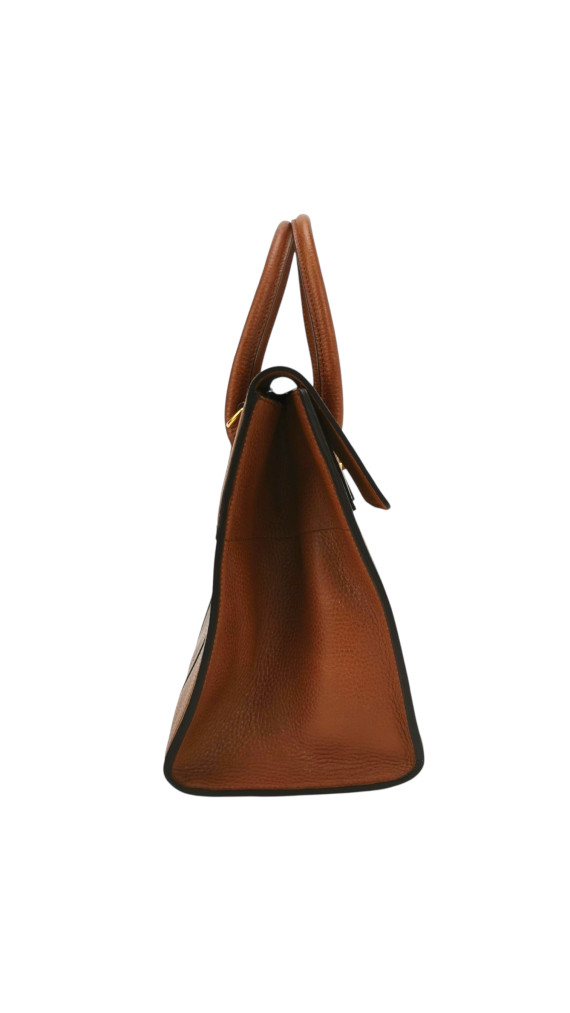 Mulberry Bayswater Bag i brunt skinn