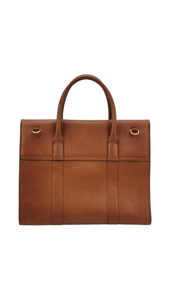 Mulberry Bayswater Bag i brunt skinn