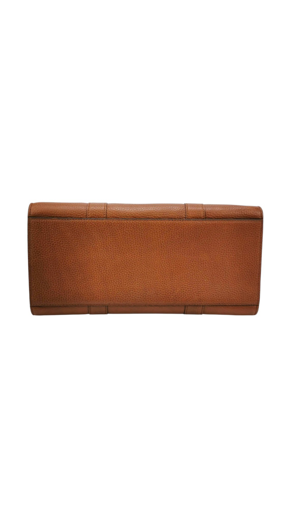 Mulberry Bayswater Bag i brunt skinn