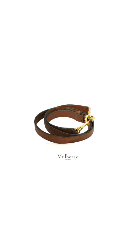 Mulberry Bayswater Bag i brunt skinn