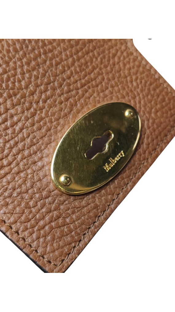 Mulberry Bayswater Bag i brunt skinn