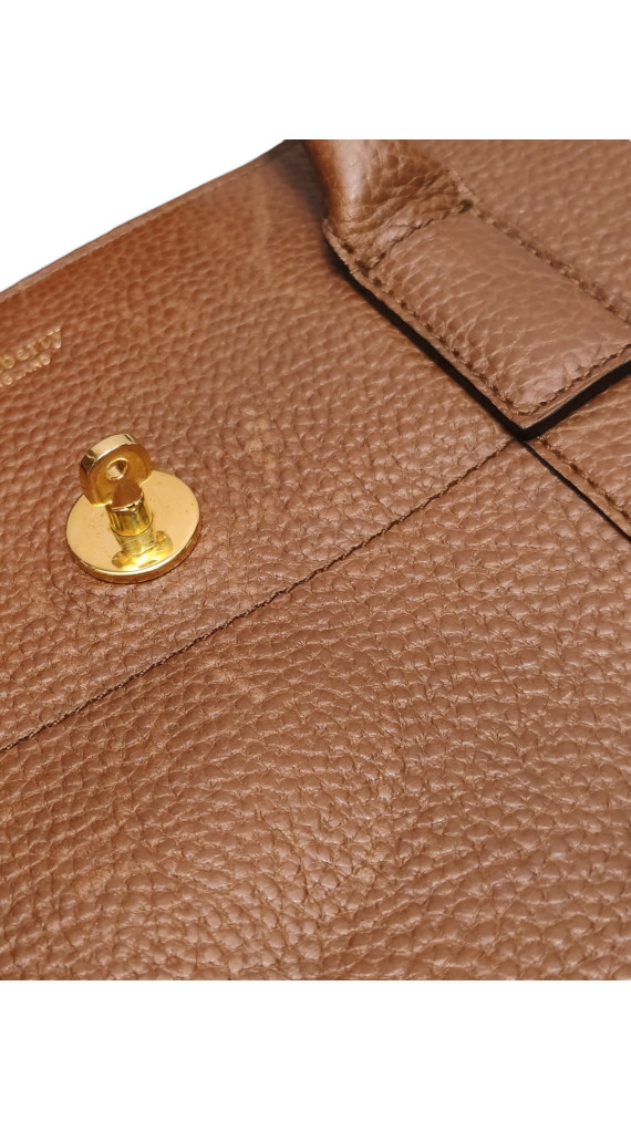 Mulberry Bayswater Bag i brunt skinn