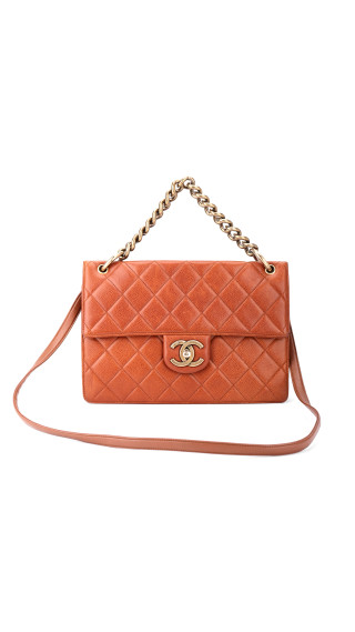 Chanel Classic Flap Brown Caviar Leather