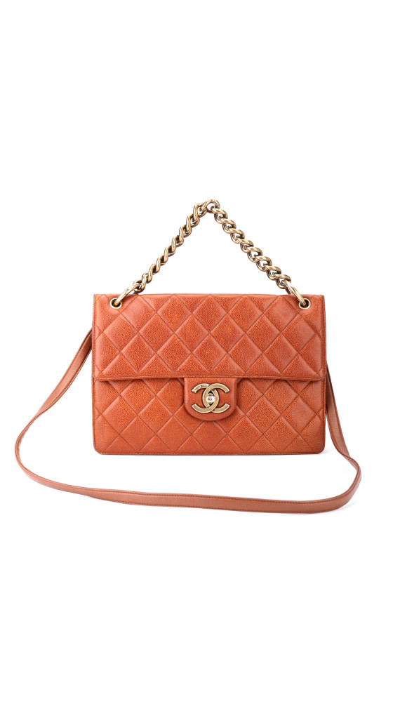 Chanel Classic Flap Brown Caviar Leather