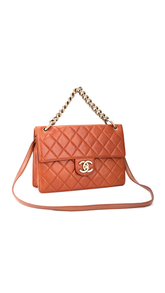Chanel Classic Flap Brown Caviar Leather