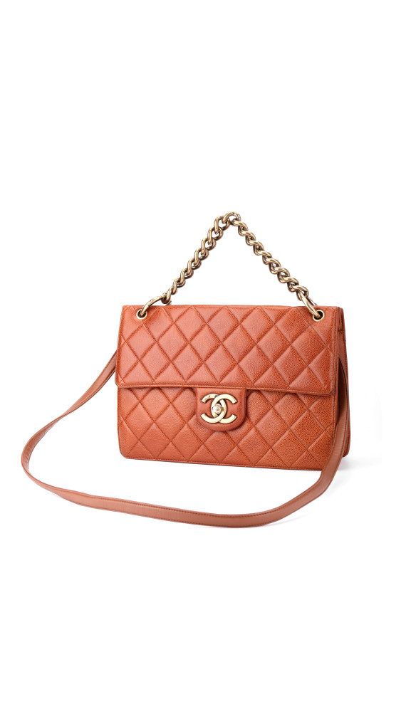 Chanel Classic Flap Brown Caviar Leather