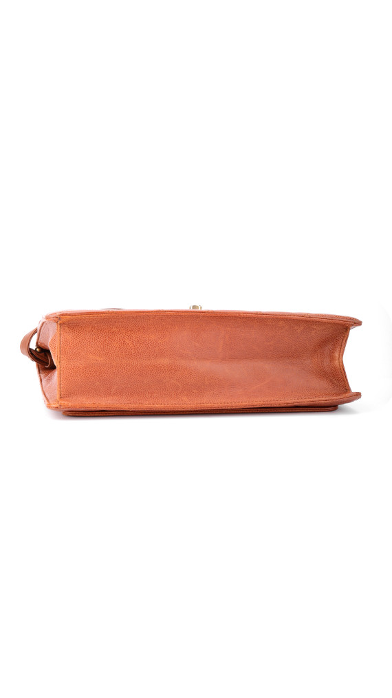 Chanel Classic Flap Brown Caviar Leather