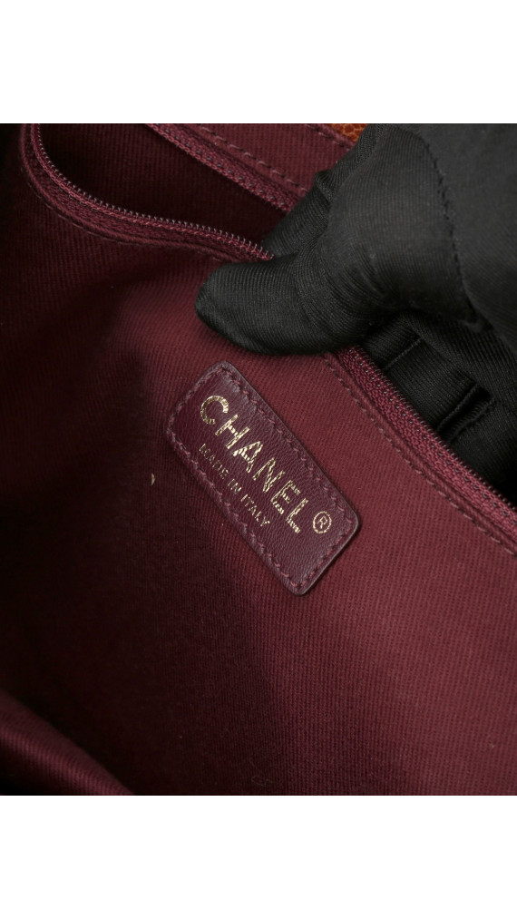 Chanel Classic Flap Brown Caviar Leather