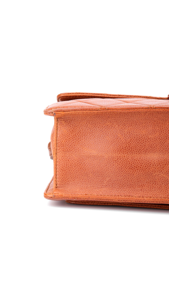 Chanel Classic Flap Brown Caviar Leather