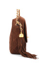 Vintage Chanel Camera Bag Brown Semsket Skinn