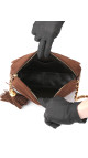 Vintage Chanel Camera Bag Brown Semsket Skinn