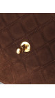 Vintage Chanel Camera Bag Brown Semsket Skinn
