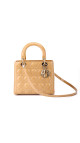 Christian Dior Lady Dior i Beige Patent Leather