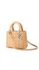 Christian Dior Lady Dior i Beige Patent Leather