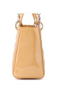 Christian Dior Lady Dior i Beige Patent Leather