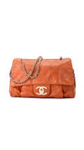 Chanel Single Flap Bag Iridescent Calfskin Shoulder Bag