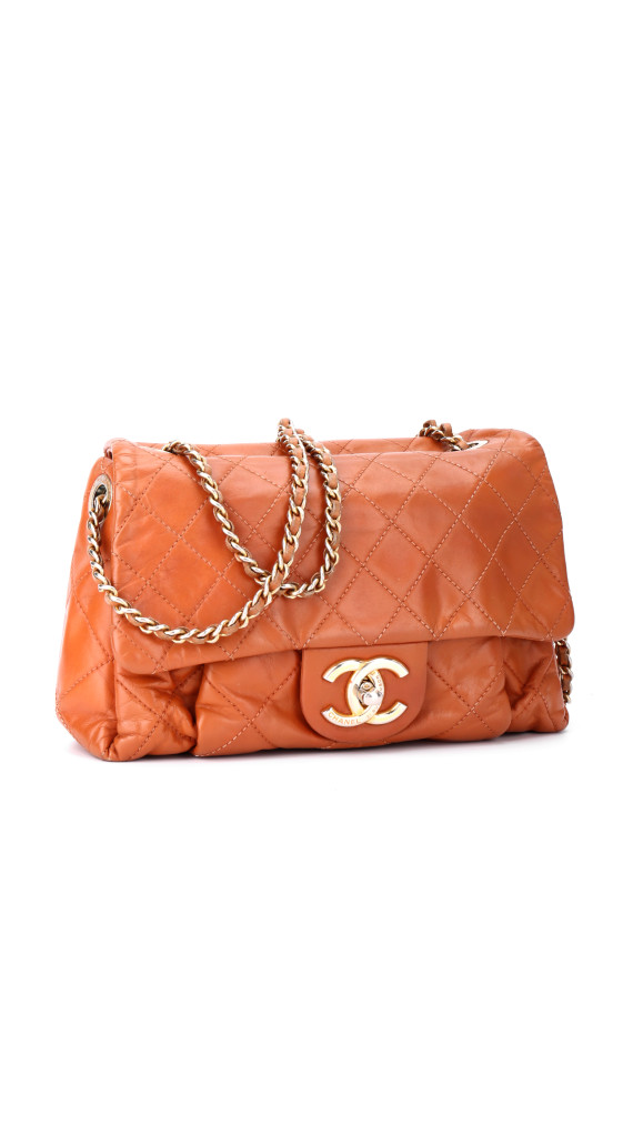 Chanel Single Flap Bag Iridescent Calfskin Shoulder Bag