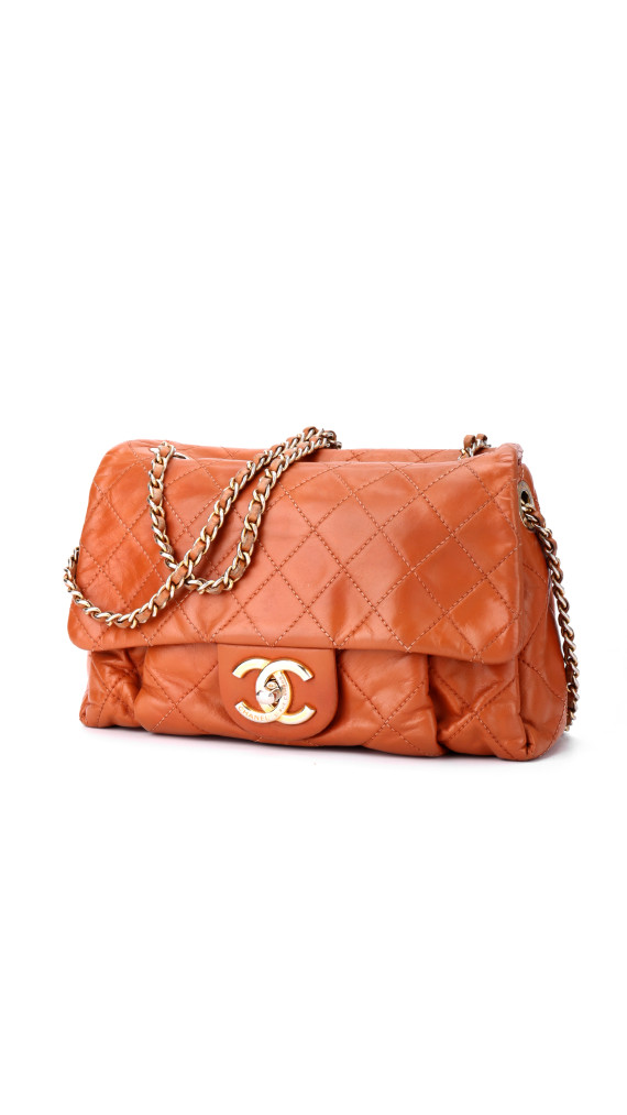 Chanel Single Flap Bag Iridescent Calfskin Shoulder Bag
