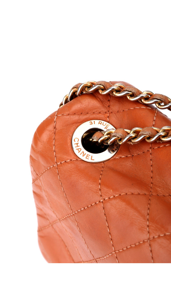 Chanel Single Flap Bag Iridescent Calfskin Shoulder Bag