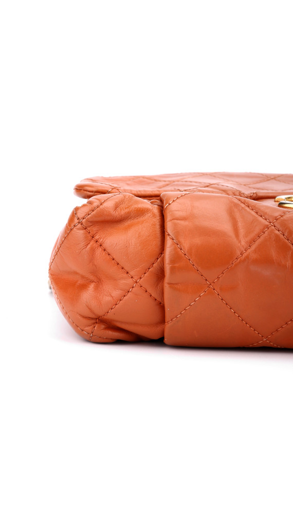 Chanel Single Flap Bag Iridescent Calfskin Shoulder Bag