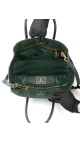 Prada Vitello Daino Tote Shoulder Bag Green