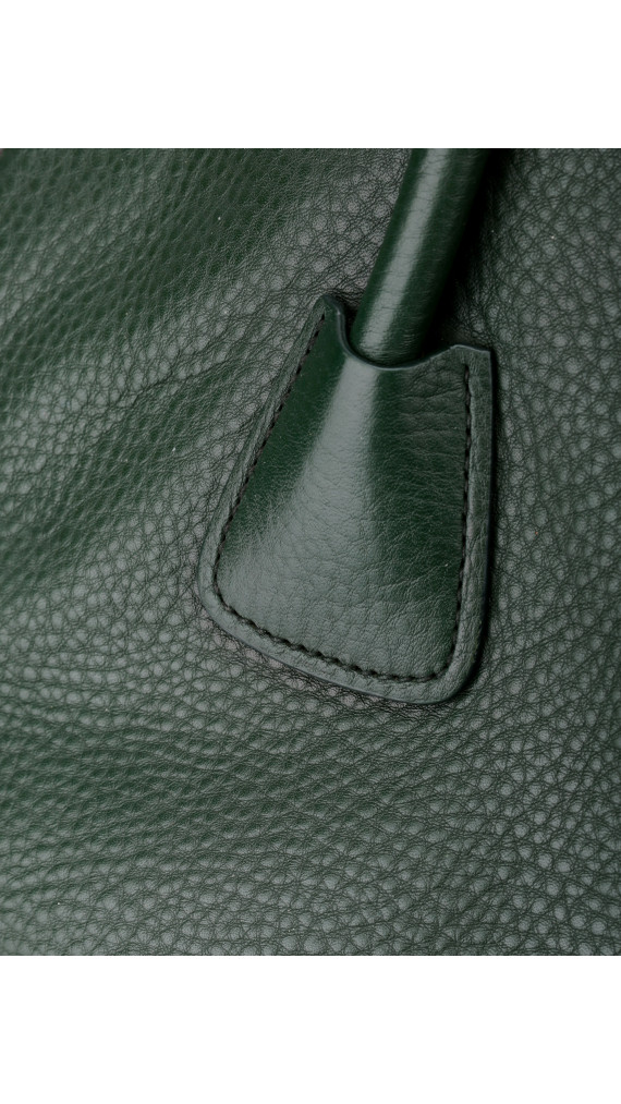 Prada Vitello Daino Tote Shoulder Bag Green