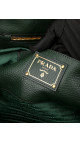 Prada Vitello Daino Tote Shoulder Bag Green
