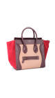 Céline Luggage Tote Tricolor Suede & Leather