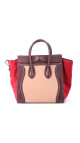 Céline Luggage Tote Tricolor Suede & Leather