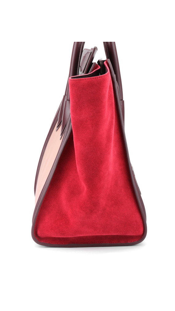 Céline Luggage Tote Tricolor Suede & Leather
