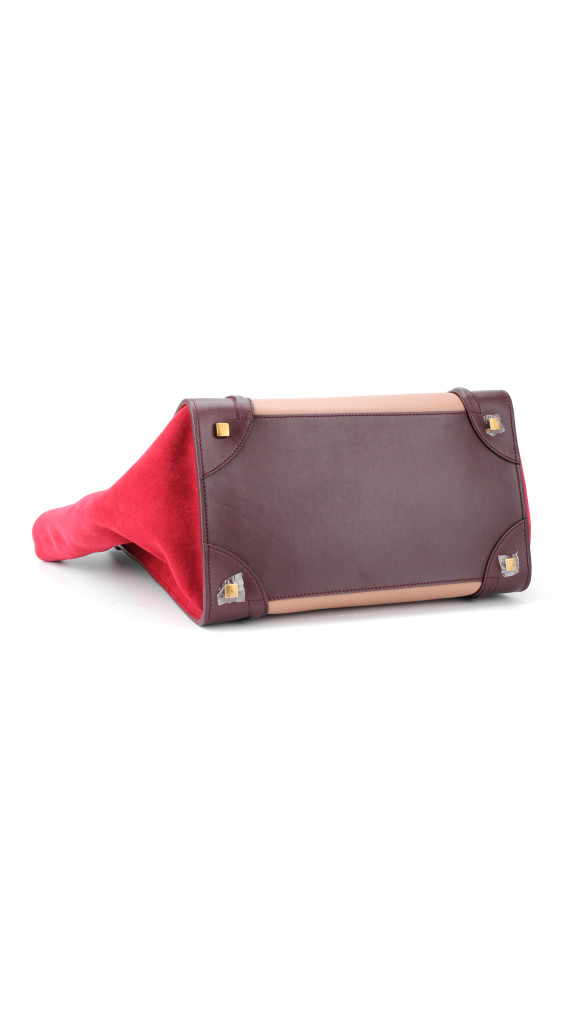 Céline Luggage Tote Tricolor Suede & Leather