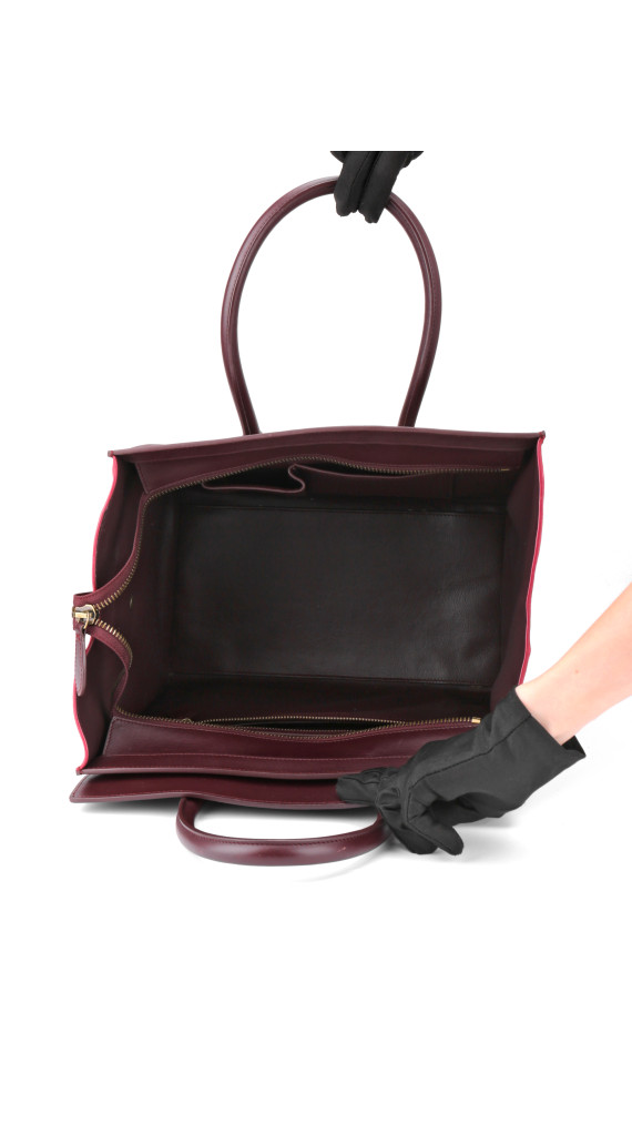 Céline Luggage Tote Tricolor Suede & Leather