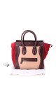 Céline Luggage Tote Tricolor Suede & Leather