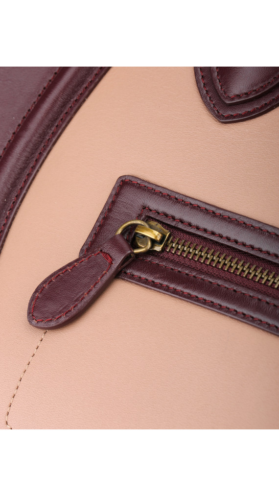 Céline Luggage Tote Tricolor Suede & Leather