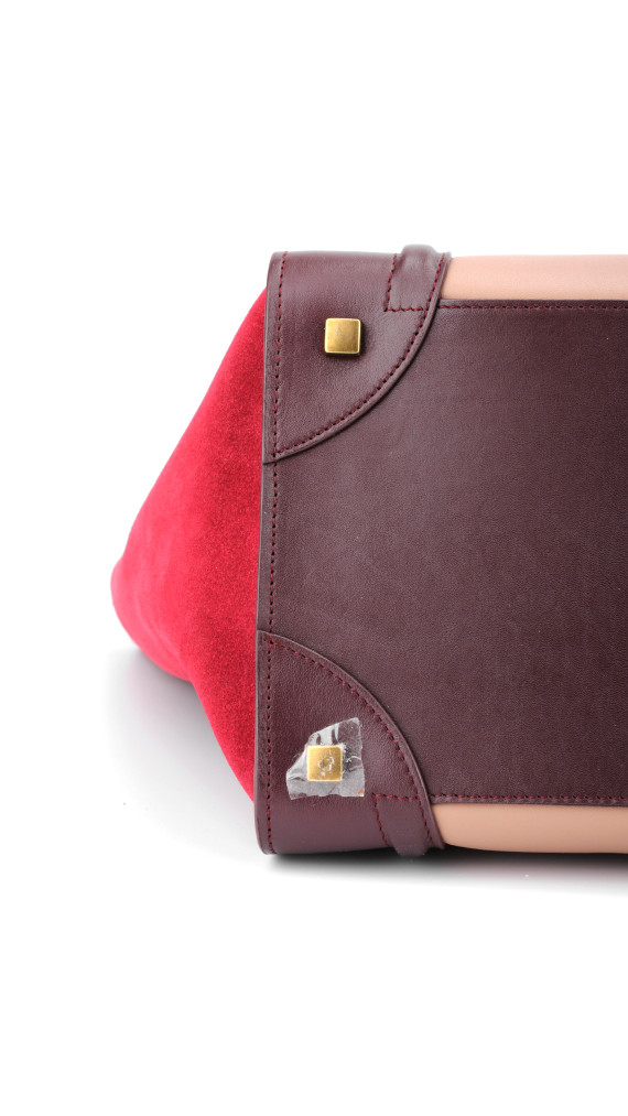 Céline Luggage Tote Tricolor Suede & Leather