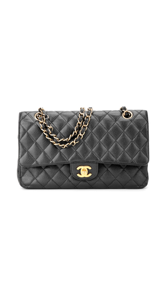 Chanel Classic Double Flap Medium Shoulder Bag i Black Caviar